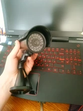 Cámara ficticia falsa CCTV seguridad al aire libre impermeable pato señuelo IR LED Flash wifi Led rojo maniquí cámara de videovigilancia