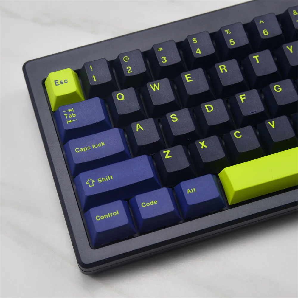 perfil pbt tintura sublimação teclado mecânico para mx switch com 1.75u 2u shif
