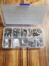 Lock Washer Assortment-Kit Spring Carbon-Steel Black M4 M2.5 M6 M5 M3 M8 M10 300/480pcs-Lock