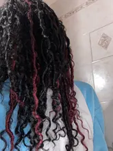Extensiones de cabello de ganchillo para mujer, mechones de pelo sintético, trenzas de ganchillo, 24 hebras, 14 pulgadas, 18 pulgadas, Belleza