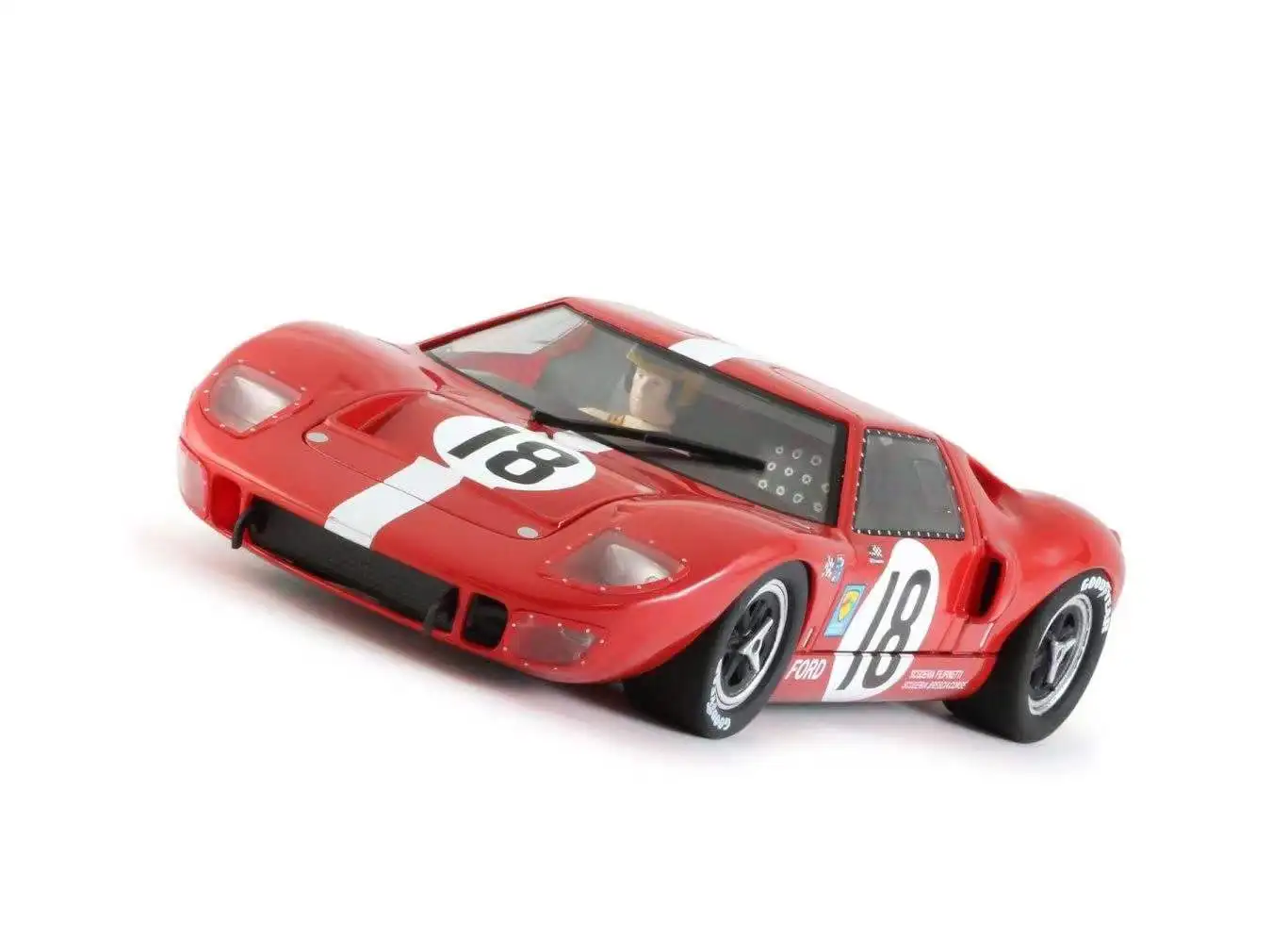 スロットカー　FORD GT40 1/24 スロット付きカーアクセサリー,フォードgt40 n.18 24時間,1967