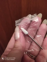 Broca de clavo de cerámica para manicura, fresa de 2,35mm, accesorios de taladro, broca para eliminar esmalte para manicura de Gel, 1 ud.