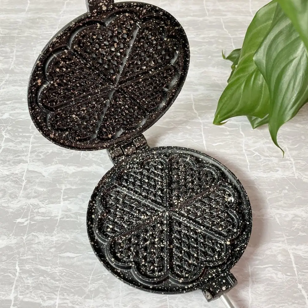 

Waffle Maker Plate Cast Iron Plate with Handles