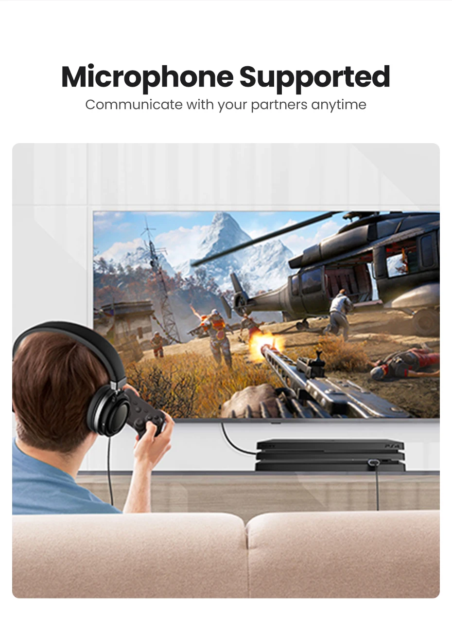 Adaptateur USB Jack microphone