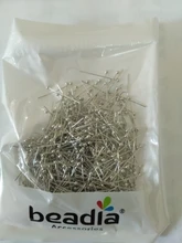 Pasadores con cabeza de bola para hacer joyas, 500 Uds., 0,5x20mm, 4 colores, cuentas de cobre y oro, accesorios DIY para fabricación de joyas