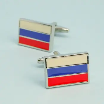 

Cufflinks jewelery Russian flag (52137)