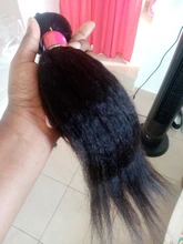 Extensiones de cabello humano 100%, 3 mechones rizados brasileños con cierre, 4x4 pulgadas, color 1b, belleza de moda, no remy, 4 Uds. En total