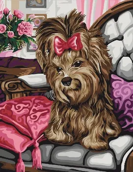 

Painting by numbers "in the boudoir" color kit cg896