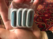 Cabezales de afeitado de 3 cuchillas para mujer, accesorios para el cuidado de la piel, afeitadora corporal, 4 Uds.