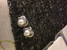 Pendientes de plata de ley 925 con perlas de circonita, pendientes de lujo para mujeres