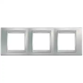 

UNICA top Chrome matte frame 3rd mgu66.006.038