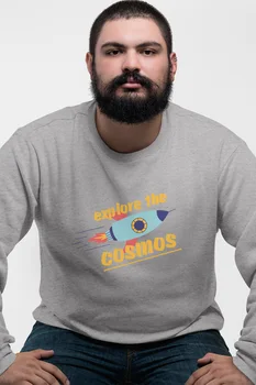 

Angemiel Wear Cosmos Gray Men 'S Sweatshirt
