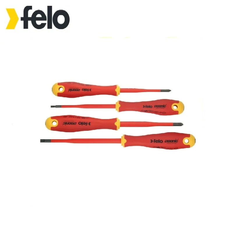Felo Набор диэлектрических отверток Ergonic 4 шт серия Slim 41384198 | Инструменты