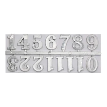 

5as-085 Arabic numerals for watches 2,5 cm (Silver)