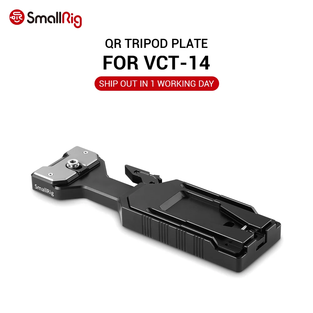 Smallrig VCT 14 быстросъемная пластина штатива с 1/4 3/8 резьбовыми отверстиями для камеры