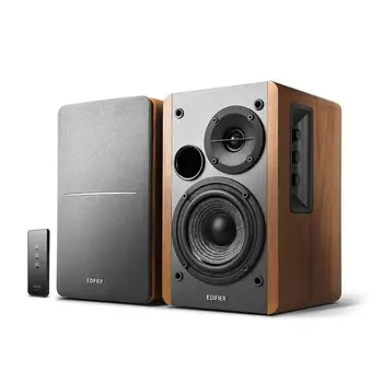 

Edifier R1280T 2.0 Computer speakers. 42 W, RCA, 3.5mm, color brown. Perfect for games, music and turntable