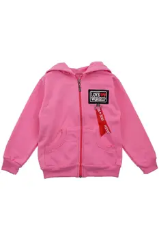 

Light Pink Female Child Hooded Winter Sweat