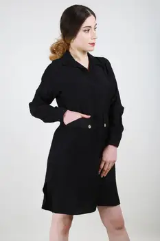 

Women Both Pockets Hidden Button Tunik