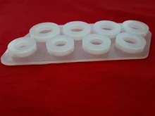 8 Uds molde de silicona de anillo de tamaños surtidos para joyería de resina molde de fundición de resina tamaño de EE. UU. 5-12
