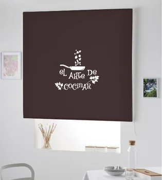 

Blind Iroa roll for kitchen/The Art of Cooking! ROLLER BLINDS TRANSLUCENT! (CHOCOLATE 100X175)