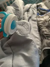 Chupete con mordedor de comida fresca para bebé, tete de alimentación con seguro para la tetina, pezón de alimentación para niños