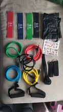 Juego de bandas de resistencia para Fitness, equipo de gimnasio de resistencia, expansor de entrenamiento elástico, 15 Uds.