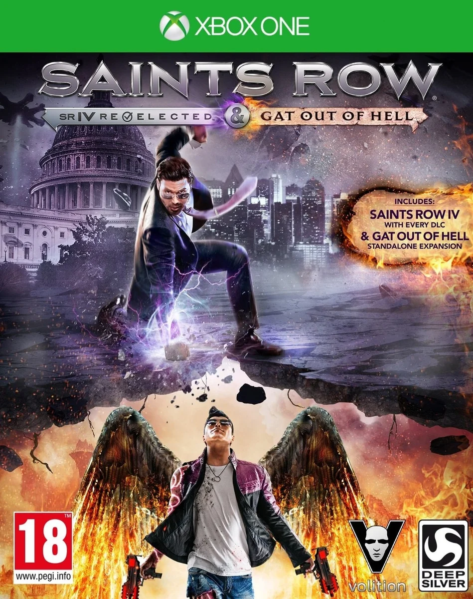 Regnbue bit Leonardoda New Sealed 2 In 1 Xbox One Saint Row 4 + Gat Out Of Hell Rus Sub - Game  Deals - AliExpress