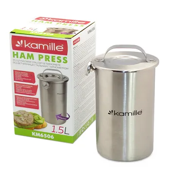 

Vetchinnitsa stainless steel with thermometer 1.5L Kamille, kml-6506