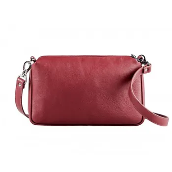 

ASKENT сумочка-мини 100% натуральная кожа S 124 FP-BE ягодный цвет