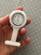 Reloj de silicona para enfermera, broche, Túnica, reloj Fob con batería gratis, relojes de bolsillo para médico, reloj de bolsillo