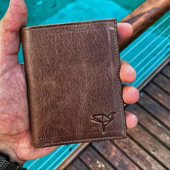 

Leather Brown Card Holder Wallet