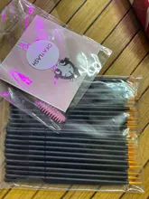 OKAYLASH 50 unids/lote mango negro Gel reutilizables de arte clavo cepillos pintura bolígrafo belleza maquillaje herramientas