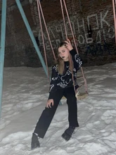 Sudadera estilo Hip Hop para hombre, suéter de punto, informal, holgado, de dibujos animados, para otoño e invierno, diseño Unisex