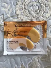 Ameizii 24k Gold Crystal Collagen Eye Masks Dark Circles Remove Moisturizing Skin Care Eye Patches Ageless Gel Mask Eyes Pads