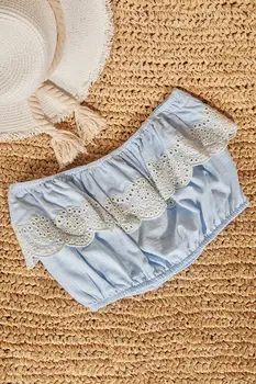 

Trendyol Frilled Crop Top Blouse TBESS20BZ0933