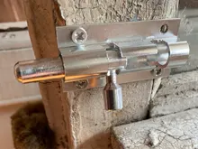 Perno de barril de plata negra, puerta de aleación de aluminio de pestillo de 2/3/4/5/6/8 pulgadas, Hardware para ferretería, cerradura de pestillo de perno de puerta de seguridad