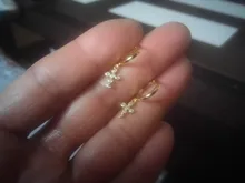 ROXI-pendientes de aro con Cruz para mujer, joyería de compromiso, plata 925, CZ, Kolczyki Damskie