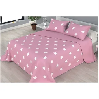 

Bedspread Bouti Basic 5408325 Stamped Yilda Pink 250x260 cm (90)