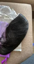 Celie Bob-Peluca de cabello humano liso con encaje frontal, postizo de pelo liso con cierre de 4x4 de densidad 150