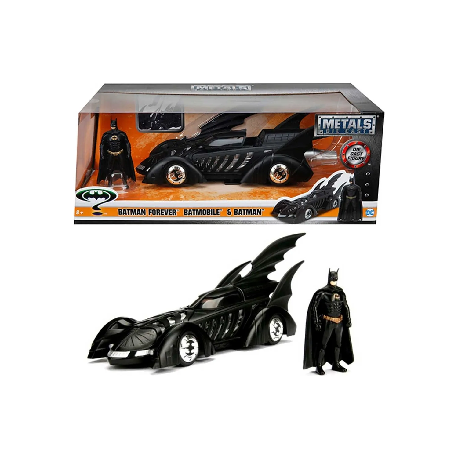 Jada Batman Forever Batmobile & Batman 1:24 Scale Diecast Model|Phương Tiện  Đồ Chơi & Đúc Khuôn| - AliExpress