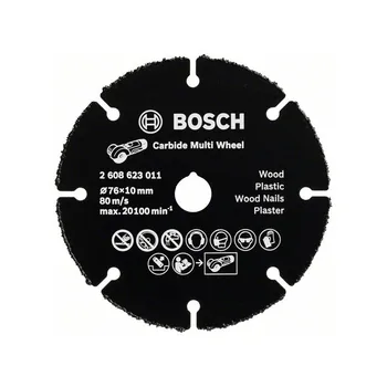 

BOSCH 2608623011 Disk multimaterial Carbide: 76x10mm