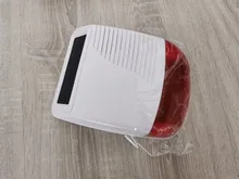 Tugard 433MHz inalámbrico al aire libre Solar sirena luz Flash luz estroboscópica sirena de alarma a prueba de agua para la casa antirrobo de seguridad sistema de alarma WiFi