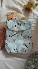 Sunveno-Bolsa de pañales para bebés, organizador reutilizable impermeable con impresiones de moda, bolsa de tela húmeda/seca, bolsa de almacenamiento para mamás, bolsa de pañales de viaje