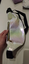 Buylor-riñonera holográfica con correa para láser para mujer, Cangurera de diseño, bolso de cintura bonito para fiesta y viaje