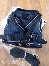 Reflectante cachorro gato arnés chaleco caminar perro ajustable Collar de gatito de malla de poliéster arnés para pequeño mediano perros