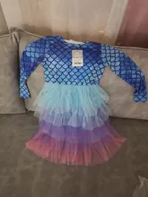 VIKITA Girl Princess Dress Autumn Wedding Birthday Party Tutu Vestidos Kids Dresses For