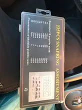 Shaft Collar Washer Clip-Lock Snap Retaining-Ring Holes Assortment-Set E-Type Cir 225PCS