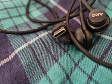 Original Samsung Galaxy Nota 10 + tipo C auriculares en-oído con cable de Control de volumen del micrófono USB-C auriculares para A90 A80 A60 A8S Huawei P30