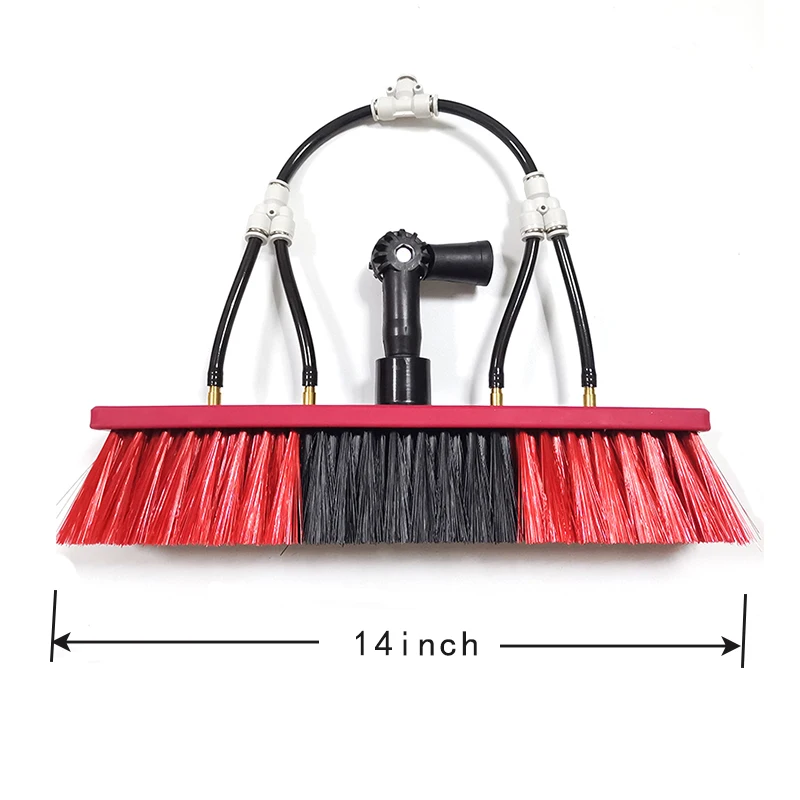 24ft Solar Panel Cleaning Brush Pole Window Cleaner Water Fed Pole Washing  Tool