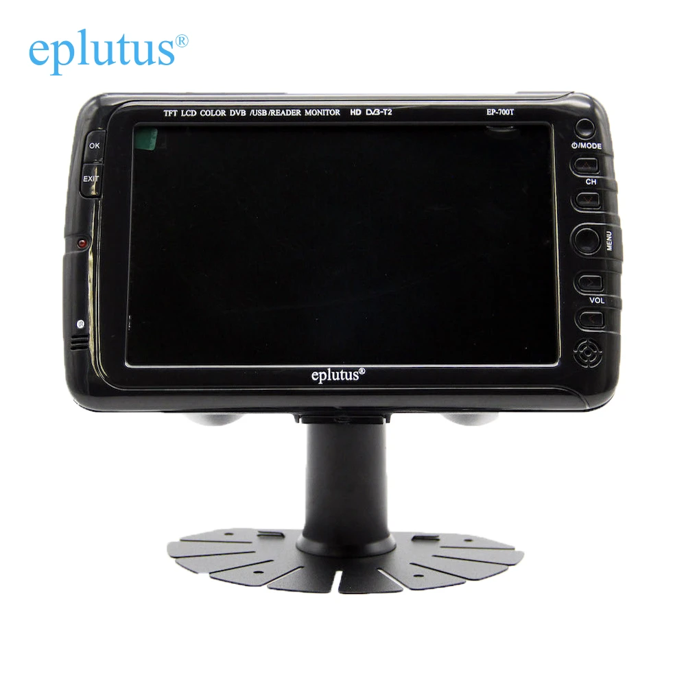 Portable TV for car DVB-T2 Digital tuner Analog mini small auto television Eplutus EP 700T 7 inch USB AV | Автомобили и мотоциклы